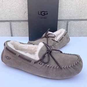 New UGG Olsen Moccasin Dry Leaf Style 1003390 Fur